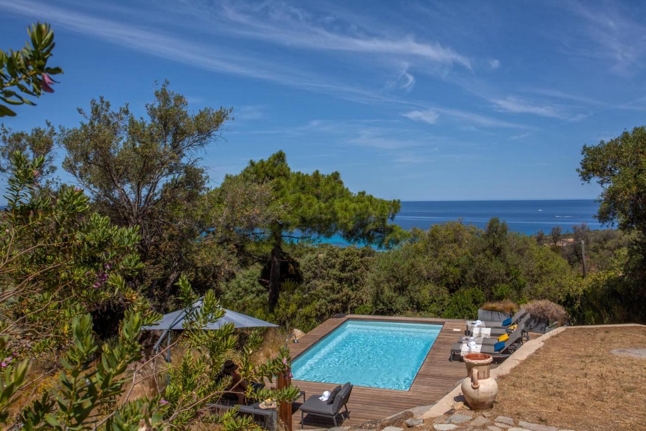 Villa Bodri, Maison En Pierre Avec Vue Mer Et Piscine Chauffee Л'Иль-Рус Экстерьер фото